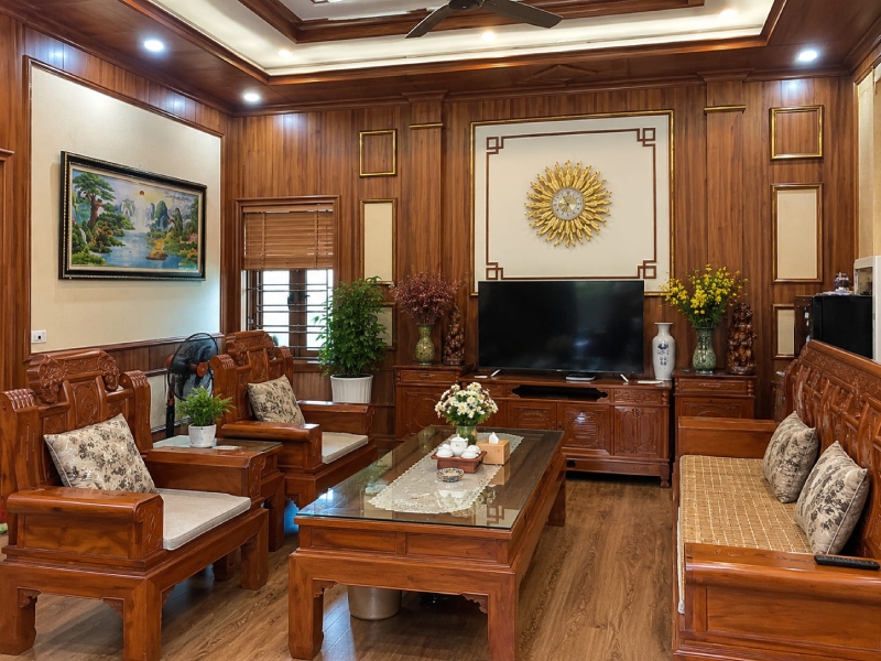 Tấm ốp phòng khách mẫu 1