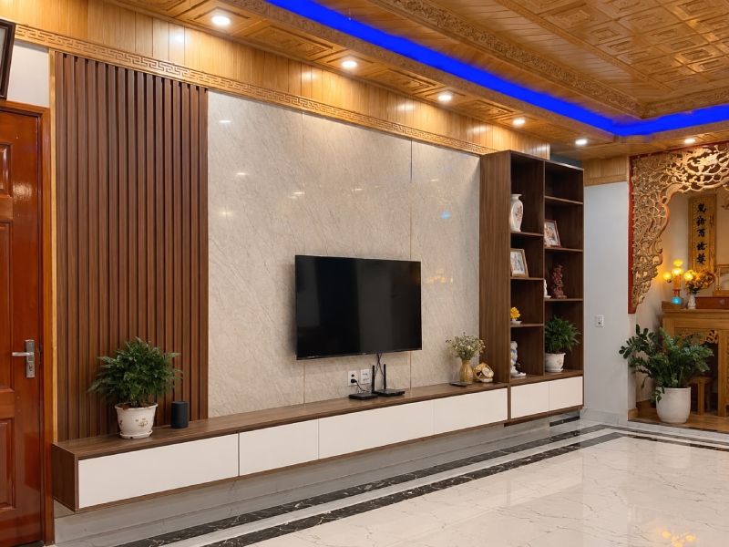 Tấm ốp phòng khách mẫu 2