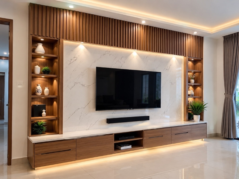 Tấm ốp phòng khách mẫu 8