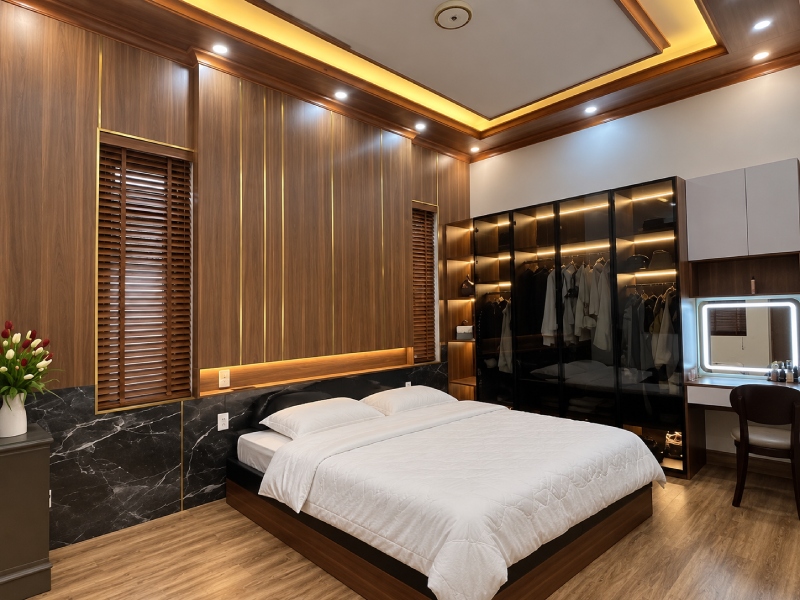 Tấm ốp phòng ngủ mẫu 6