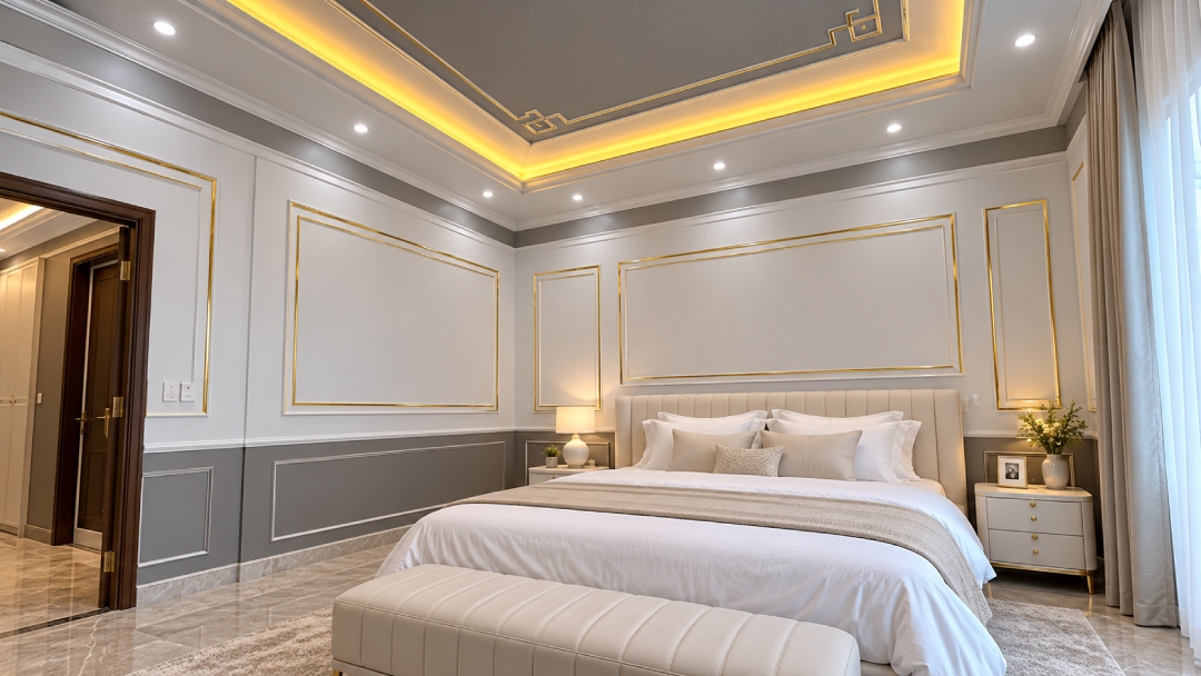Hoàn thiện bao giao tông màu xám sang trọng