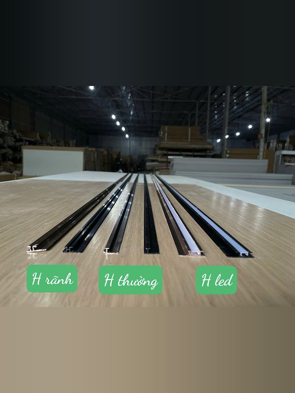 Nẹp H rãnh, Nẹp H thường, Nẹp H led